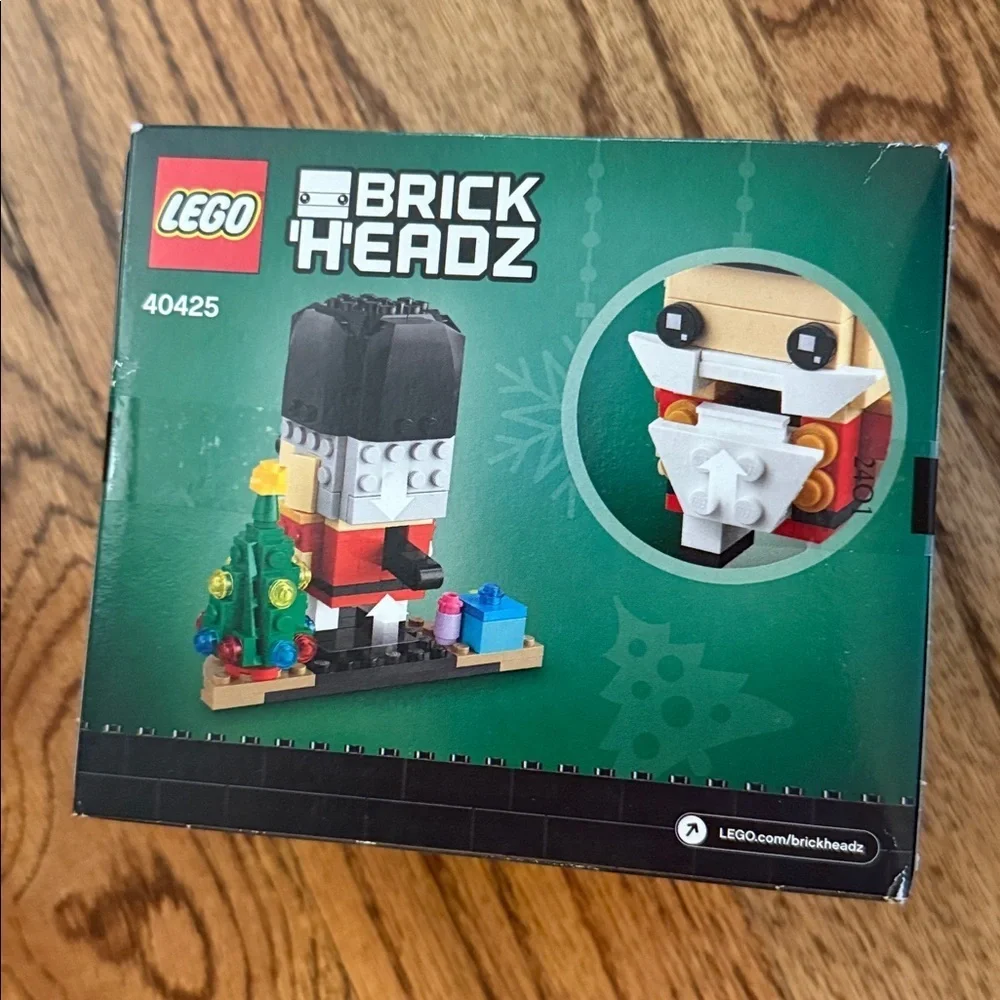 Lego brick Headz Nutcracker set 40425 new in sealed box 180 pieces retired rare